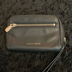 Cole Haan Black Leather wallet/wristlet.